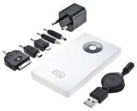 Переносная батарея "Q-EnerGO!" Power-Bank , 2000 mAh белая для зарядки  Nokia,Samsung,Apple,Sony PSP